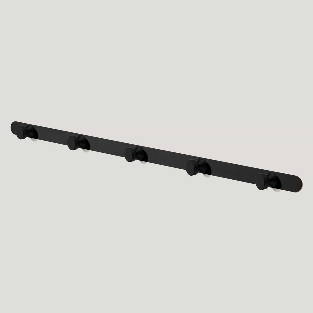 FELIX Metal Wall Mounted Coat Rack - Black