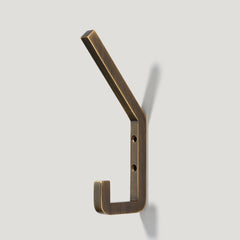 Plank Hardware Accessories LEVI Square Hook - Antique Brass