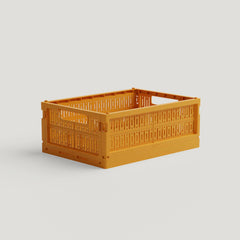 Plank Hardware Accessories Midi Recycled Foldable MADE CRATE - Mustard Yellow