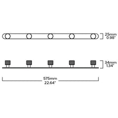 Plank Hardware Accessories REVILL Hook Backplate Set - Black