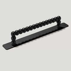 Plank Hardware Cabinetry 174mm (160mm CC) / Handle with Backplate BOBBIN D-Bar Handle - Black