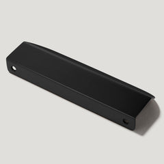 Plank Hardware Cabinetry 160mm (140mm CC) FOLD Long Edge Pull Handle - Matte Black