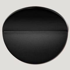 Plank Hardware Cabinetry 70mm (32mm CC) FOLD Round Front Mounted Handle - Black