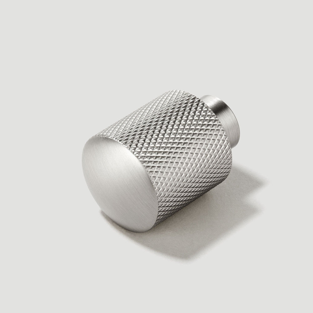 FRANKLIN Knurled Button Knob - Stainless Steel