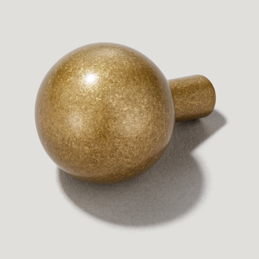 HALLEY Sphere Knob - Aged Brass