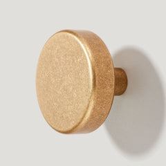 Plank Hardware Cabinetry HUDSON Shaker Hook - Aged Brass