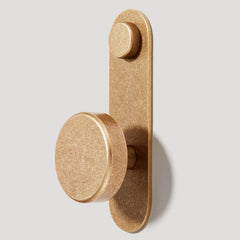 Plank Hardware Cabinetry HUDSON Shaker Hook - Aged Brass