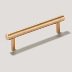 Plank Hardware Cabinetry 160mm (128mm CC) / Handle Only HUDSON T-Bar Handle - Aged Brass