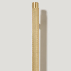 Plank Hardware Cabinetry KEPLER Heavyweight Knurled Handle - Brass