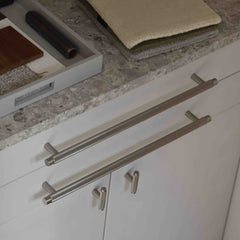 Plank Hardware Cabinetry KEPLER Knurled Single T Handle - Stainless Steel