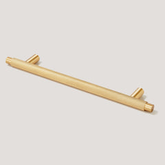 Plank Hardware Cabinetry KEPLER Knurled T-Bar Handle - Brass