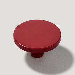 Plank Hardware Cabinetry LOVELL Circular Knob - Burgundy