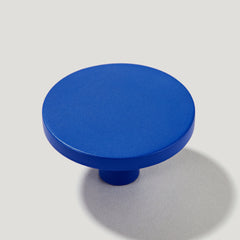 Plank Hardware Cabinetry LOVELL Circular Knob - Cobalt Blue