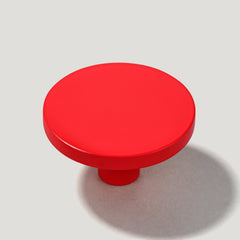 Plank Hardware Cabinetry LOVELL Circular Knob - Red