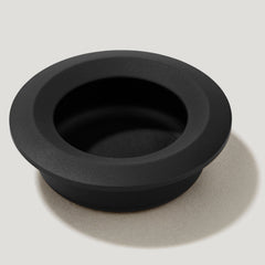 Plank Hardware Cabinetry OLMO Round Recessed Pull Handle - Black