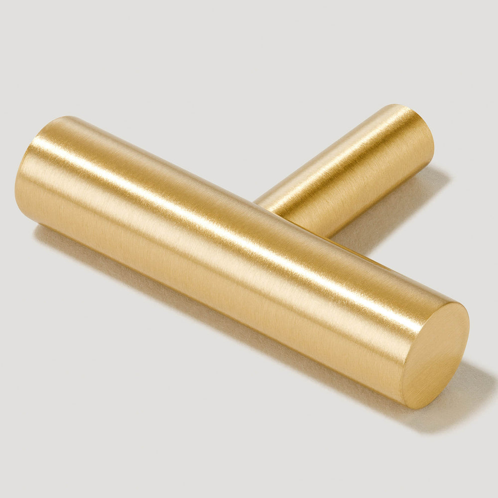 WATT Single T Handle - Brass