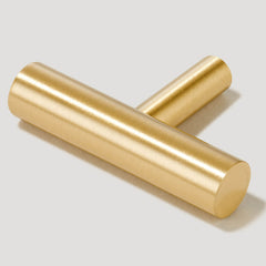 Plank Hardware Cabinetry WATT Single T Handle - Brass