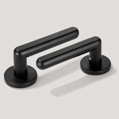 Plank Hardware Door Door Lever Handle PLANE Lever Handle - Black