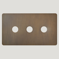 Plank Hardware Electric 3G Switch Plate - Antique Brass