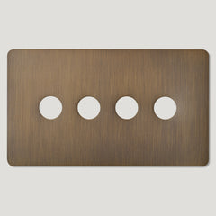 Plank Hardware Electric 4G Switch Plate - Antique Brass