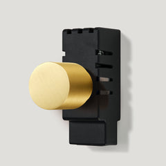 Plank Hardware Electric MAXWELL Smooth Dimmer Detail with Module - Brass