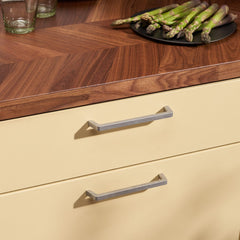 Plank Hardware Handles & Knobs BRUNO Industrial Handle - Mottled Aluminium