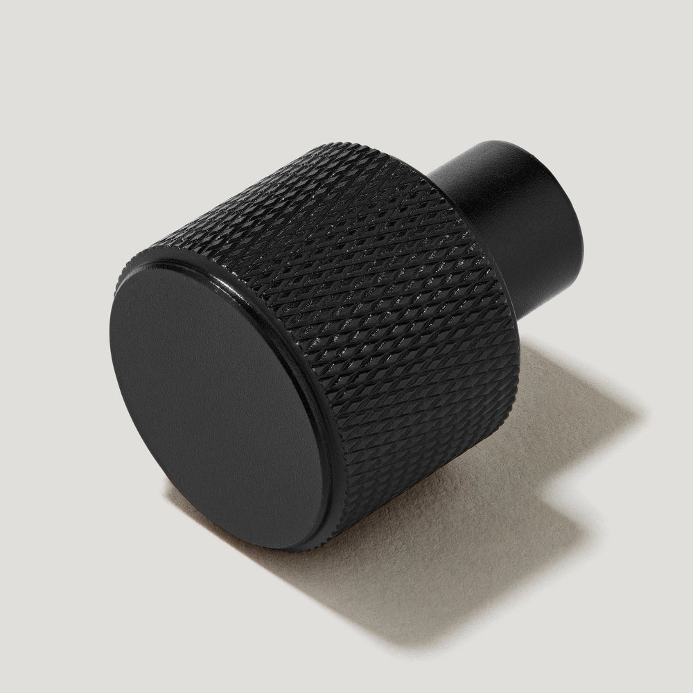 REVILL Knurled Button Knob - Black