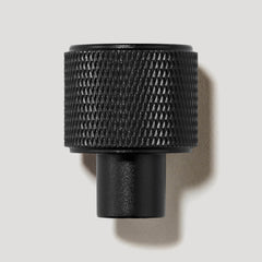 Plank Hardware Handles & Knobs REVILL Knurled Button Knob - Black