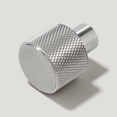 Plank Hardware Handles & Knobs REVILL Knurled Button Knob - Stainless Steel