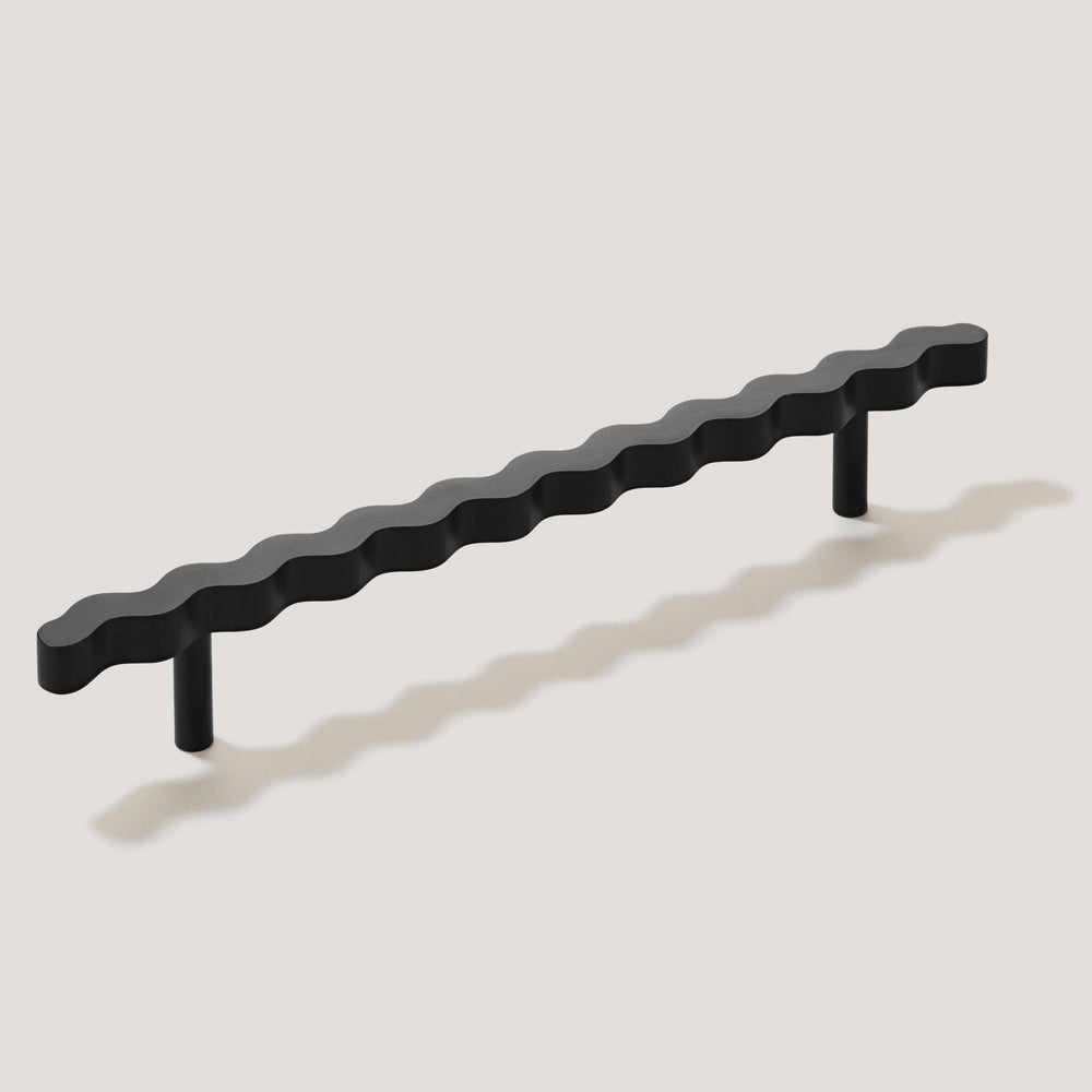 SQUIGGLE T-Bar Handle - Black