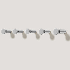 Plank Hardware Hooks Set of 5 Hooks PULLMAN Circular Hook - Stainless Steel