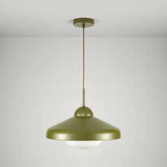 Plank Hardware Lighting FREYA Pendant Ceiling Light - Khaki Green