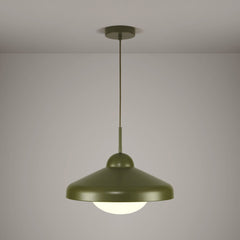 Plank Hardware Lighting FREYA Pendant Ceiling Light - Khaki Green