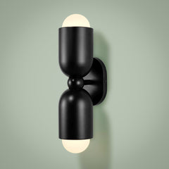 Plank Hardware Lighting JENSEN Double Wall Spotlight - Black