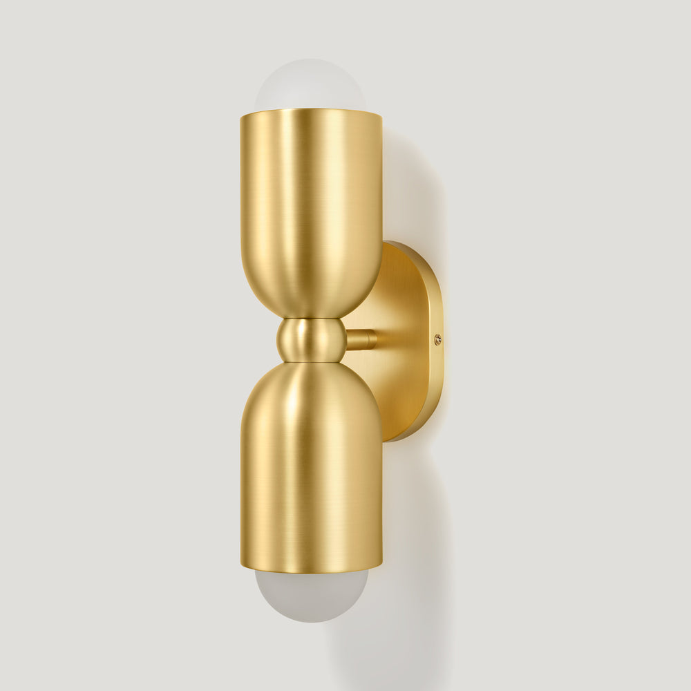 JENSEN Double Wall Light - Brass