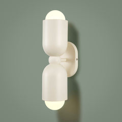 Plank Hardware Lighting JENSEN Double Wall Spotlight - Cream