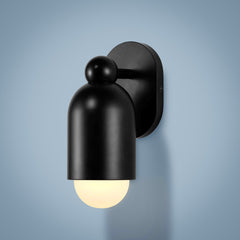 Plank Hardware Lighting JENSEN Single Wall Spotlight - Black