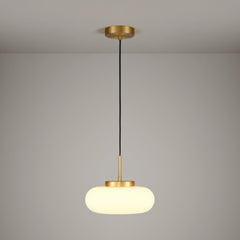 Plank Hardware Lighting MARIN Glass Pendant Light - Brass