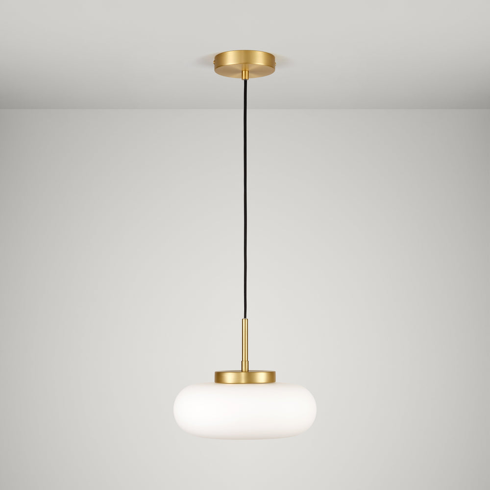 MARIN Glass Pendant Light - Brass