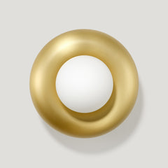 Plank Hardware Lighting NOVI Doughnut Wall Light - Brass