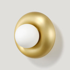 Plank Hardware Lighting NOVI Doughnut Wall Light - Brass