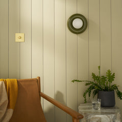 Plank Hardware Lighting NOVI Doughnut Wall Light- Khaki Green