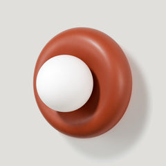 Plank Hardware Lighting NOVI Doughnut Wall Light - Rust Red