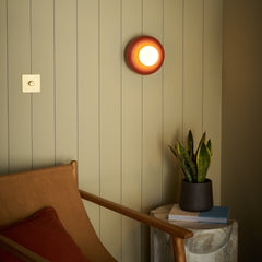 Plank Hardware Lighting NOVI Doughnut Wall Light - Rust Red