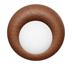 Plank Hardware NOVI Doughnut Wall Light  Walnut.glb