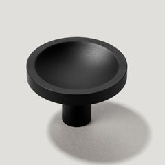 Plank Hardware CAVE Round Knob - Black