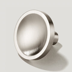 Plank Hardware CAVE Round Knob - Satin Nickel