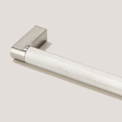 Plank Hardware Handles & Knobs BECKER Grooved D-Bar Handle - Stainless Steel