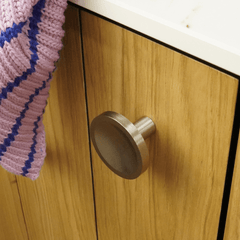 Plank Hardware Handles & Knobs CAVE Round Knob - Satin Nickel