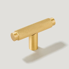 Plank Hardware Handles & Knobs Single T - 57mm KEPLER Knurled Single T Handle - Solid Brass